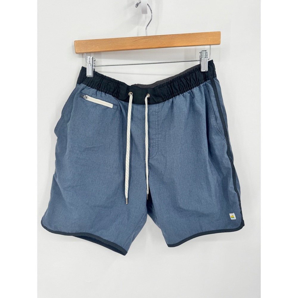 Vuori Banks Shorts Mens Small Blue Hybrid Athletic Board Shorts